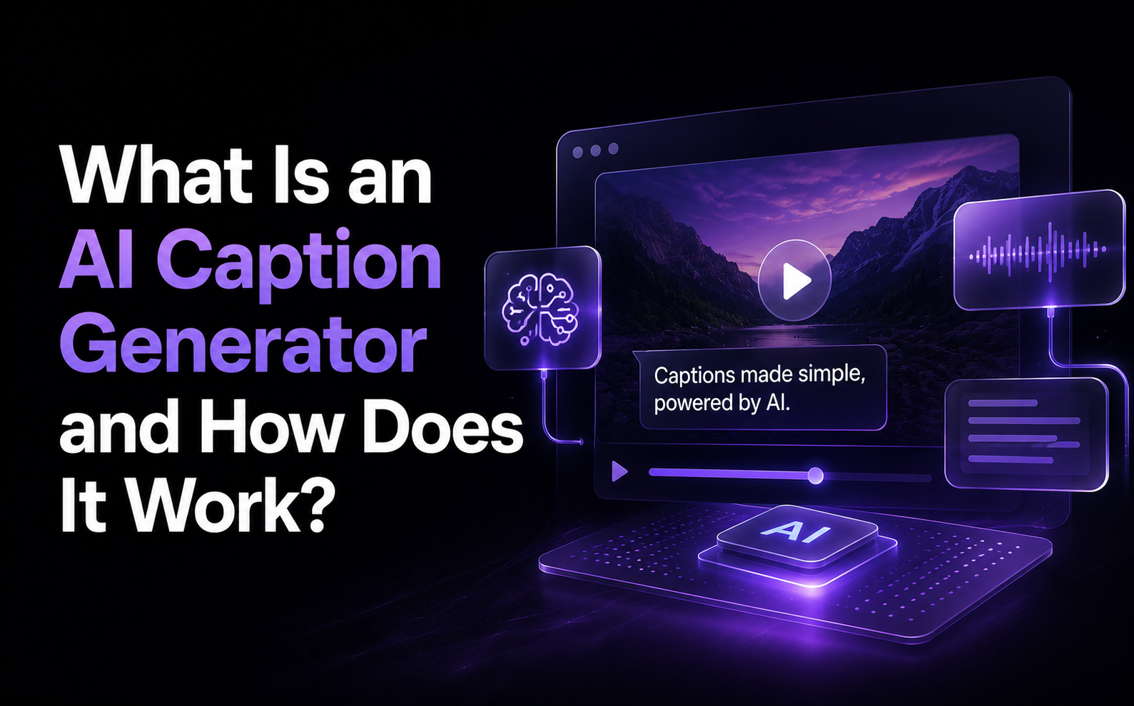 What Is an AI Caption Generator and How Does It Work?